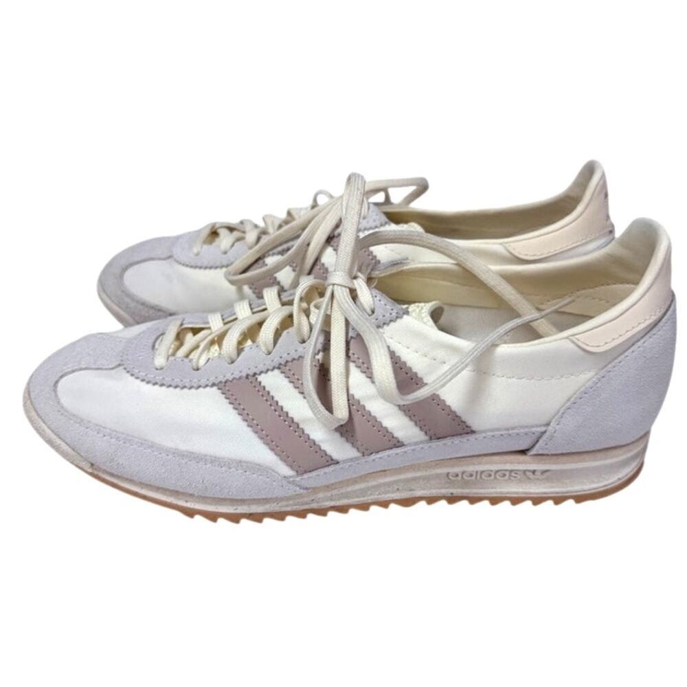 Adidas SL 72 OG Off White Wonder Taupe Womens Sneakers Size 9 Retro Runner - Picture 5 of 7